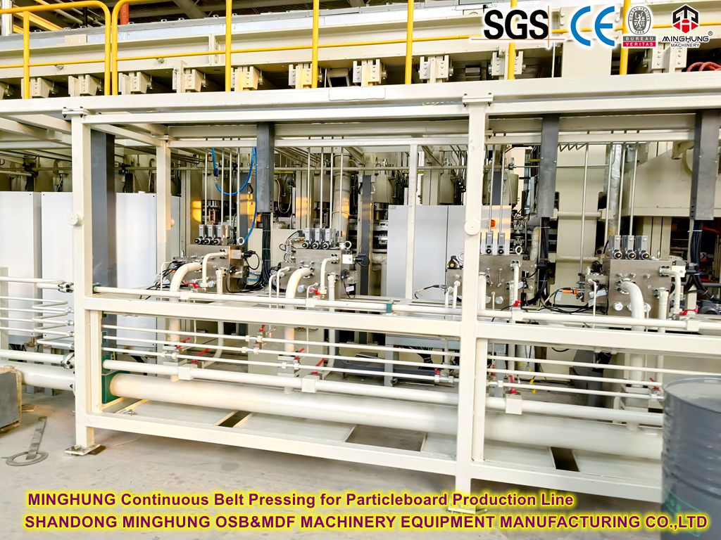 Continuous Belt Pressing for Particleboard Production Line