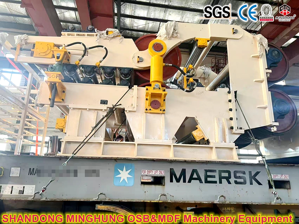 MINGHUNG OSB continuous multi-rolls pre press to India