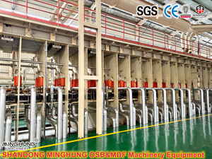 CE Certified Continuous Flat Press Particle Board Production Line 