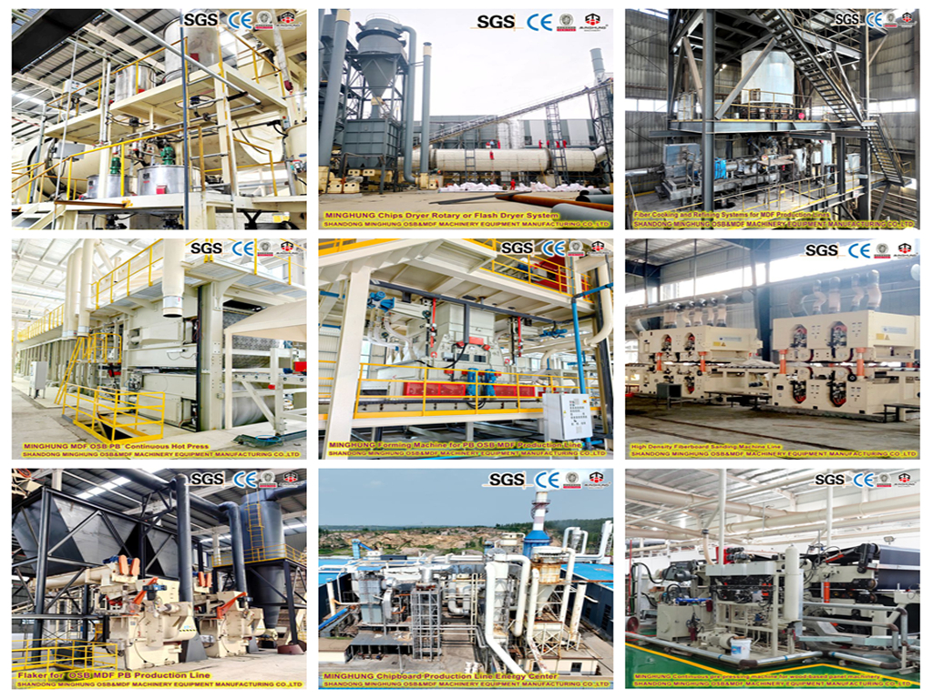 MINGHUNG MDF production line equipment