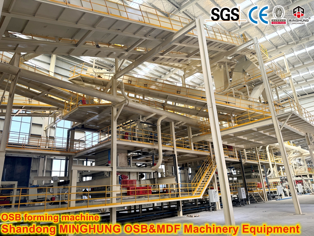 OSB forming machine