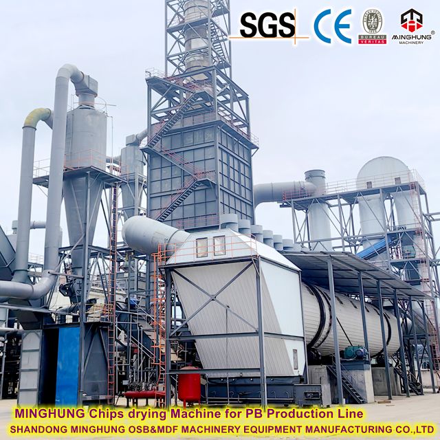 MINGHUNG PB Production Line Chips drying Machine