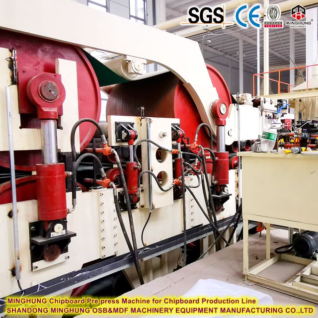 MINGHUNG Chipboard Pre press Machine Chipboard Production Line