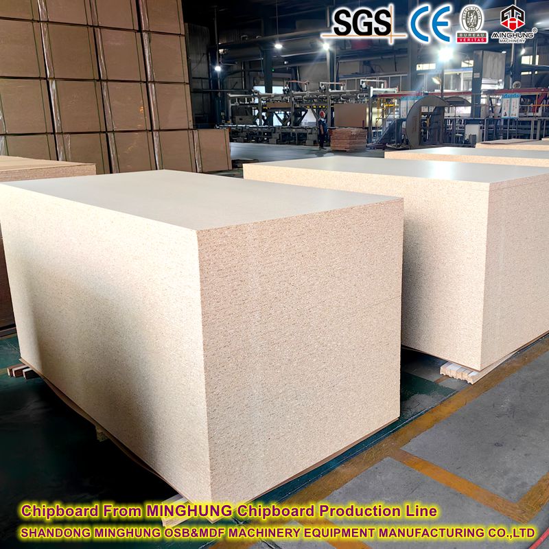 Chipboard From MINGHUNG Particleboard Production Line