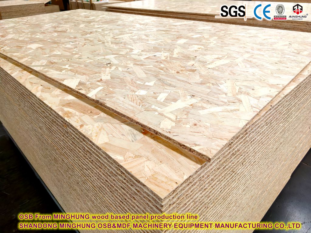OSB From MINGHUNG wood based panel production line