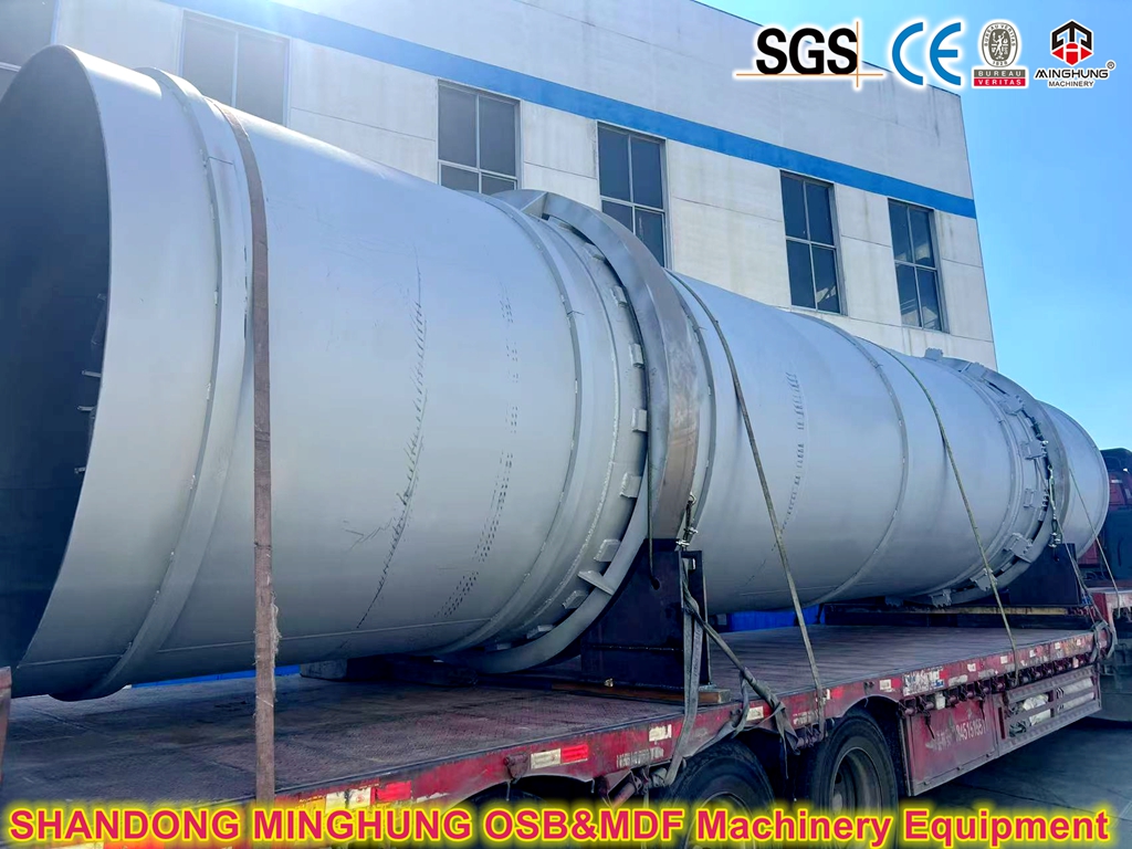 Drum dryer for OSB MDF Particleboard production