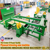 Edge cutting machine for plywood production