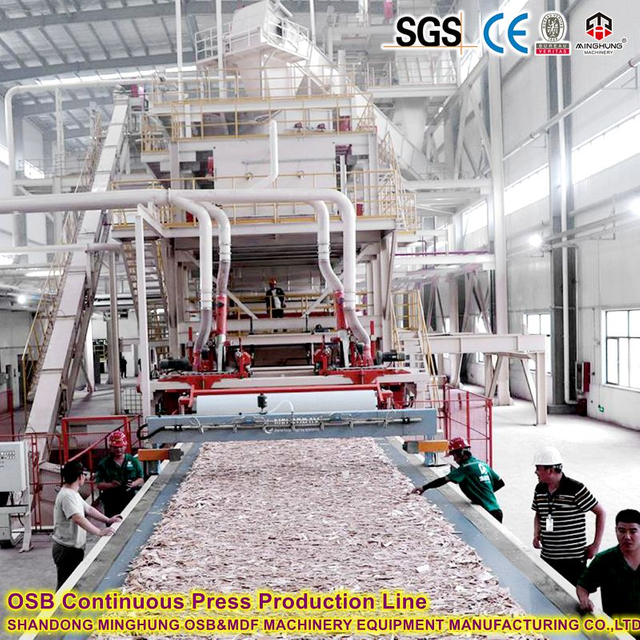 Multi-layer Composite Board Continuous with PressQuick Mold Change System