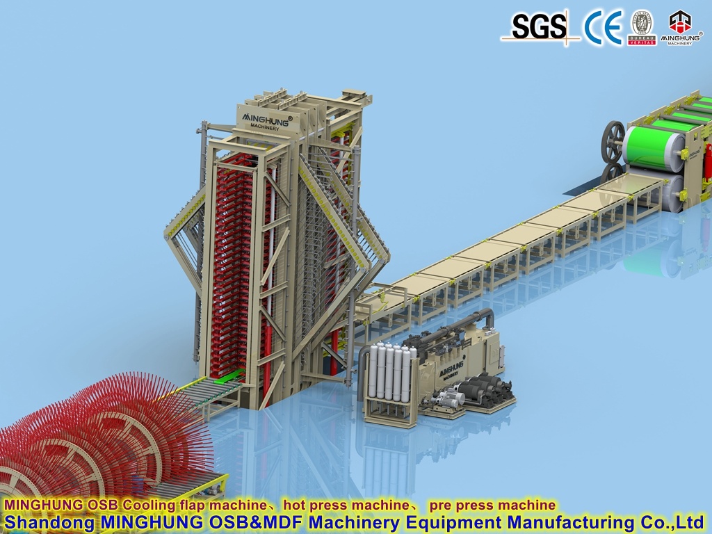 hot press with cooling frame