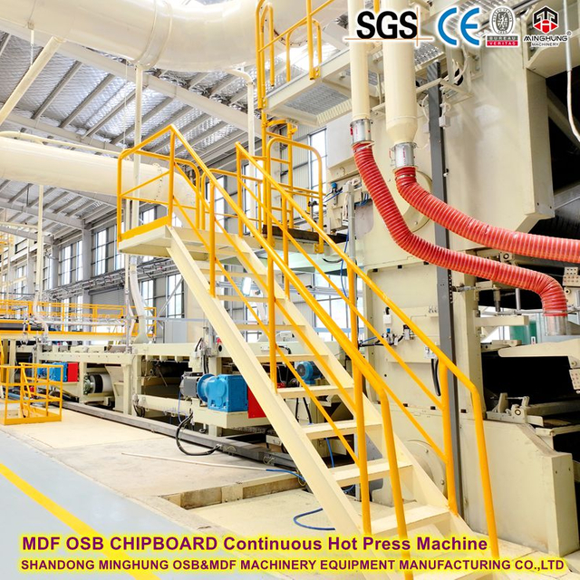 Particleboard Multi-Zone Continuous Heat Pressing Line PID Control 16 Temperature Zones 