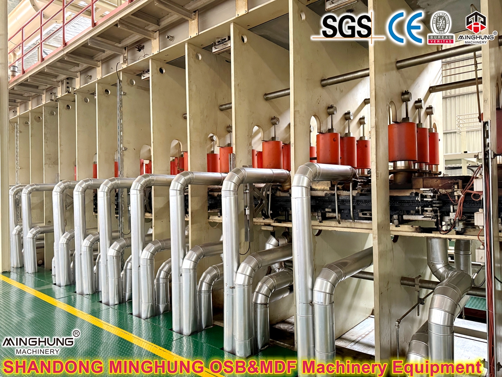 OSB MDF Particle board continuous hot press