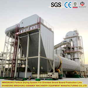 25mm-sized spruce wood particle board production line with annual output of 250000 m³