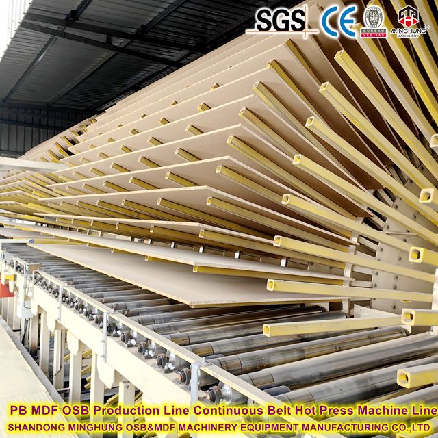 PB MDF OSB Production Line Continuous Hot Press Machine Line