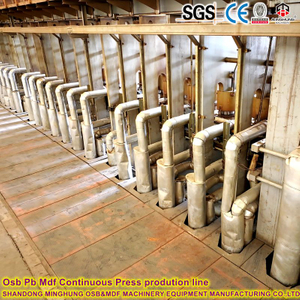China Advanced Particle Board Chipboard OSB MDF Continuous Steel Belt Press 