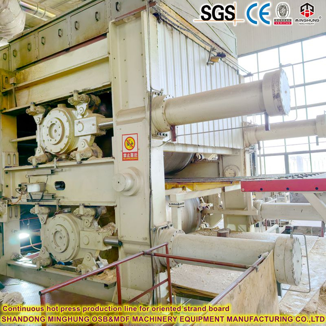 OSB Continuous Flat Pressing Hot Press Machine Customizable And Adjustable Width