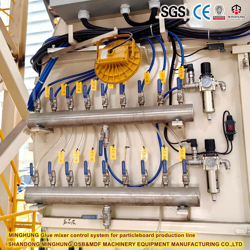 MINGHUNG Pb Glue mixer control system for particleboard production line