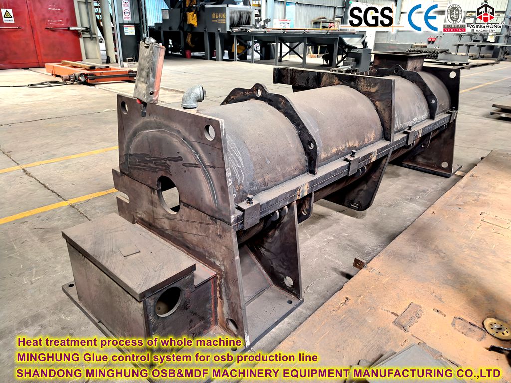Heat treatment process of whole machine for pb glue mixer