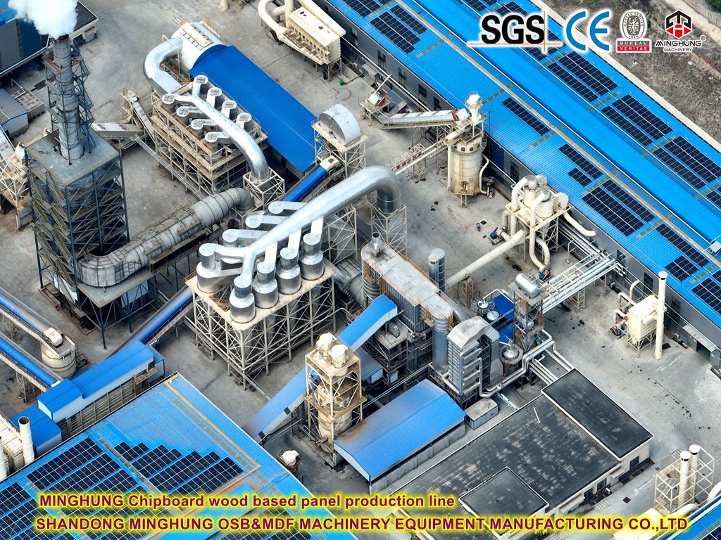MINGHUNG Chipboard wood based panel machine production line