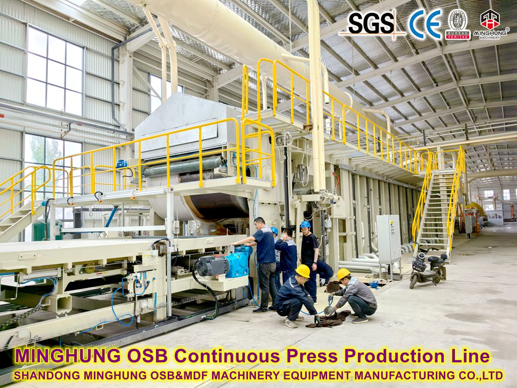 OSB Continuous Press Production Line