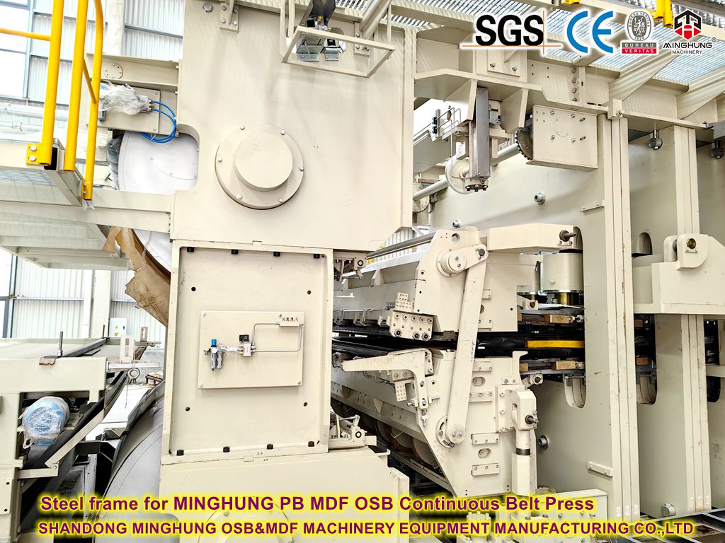 Steel frame for MINGHUNG MDF OSB Continuous Belt Press