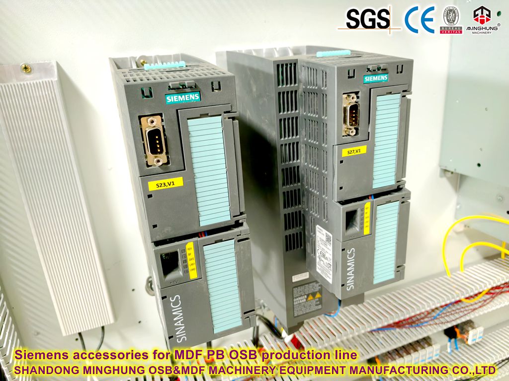 Siemens accessories for MDF PB OSB production line