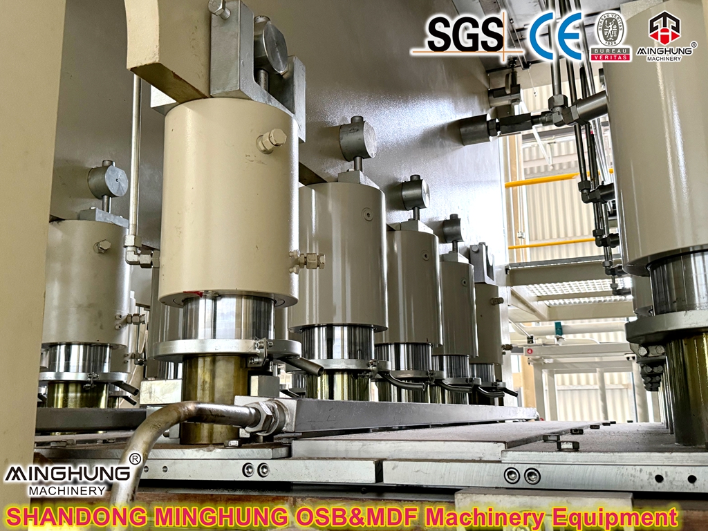 Hydraulic System for OSB MDF Chipboard production