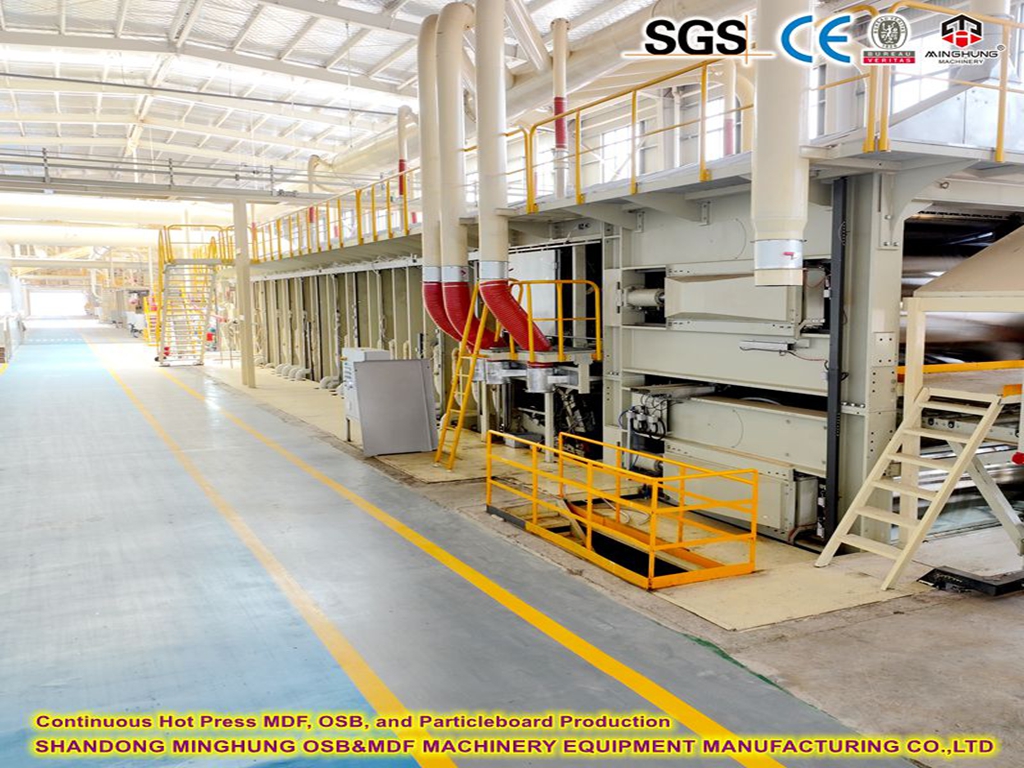 Continuous Hot Press MDF, OSB, and Particleboard Production