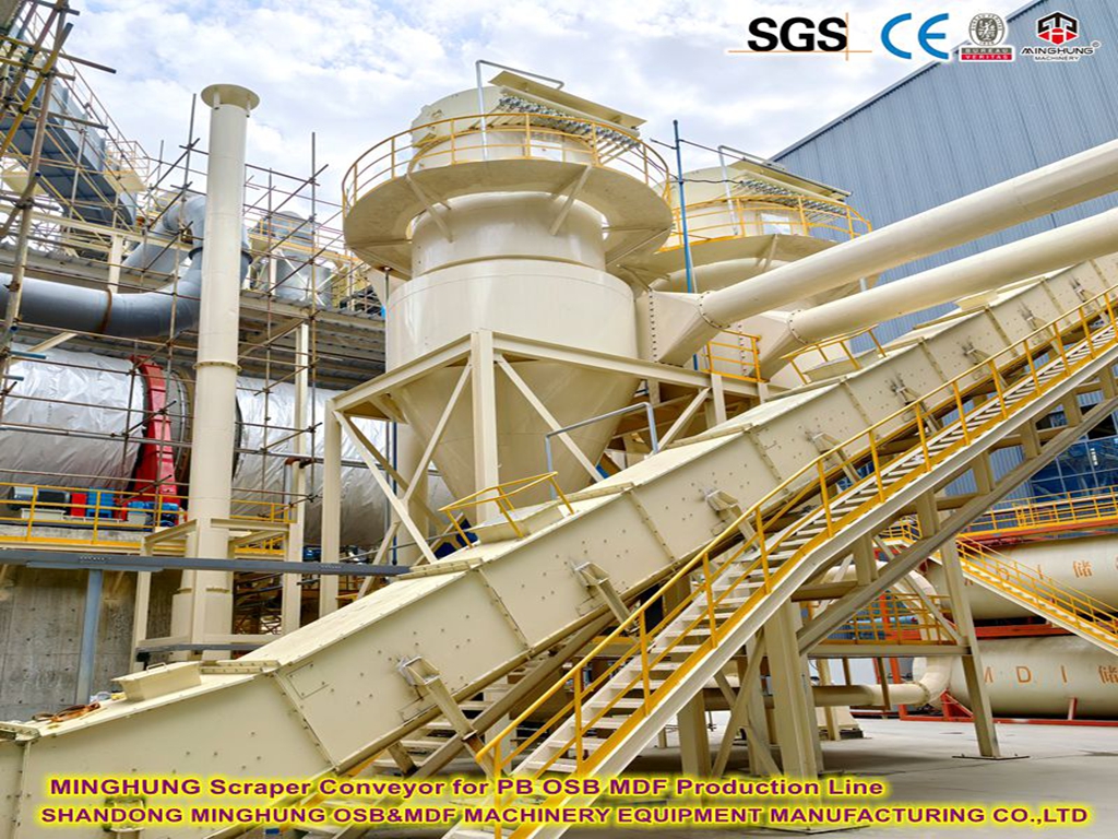 MINGHUNG Scraper Conveyor for PB OSB MDF Production Line