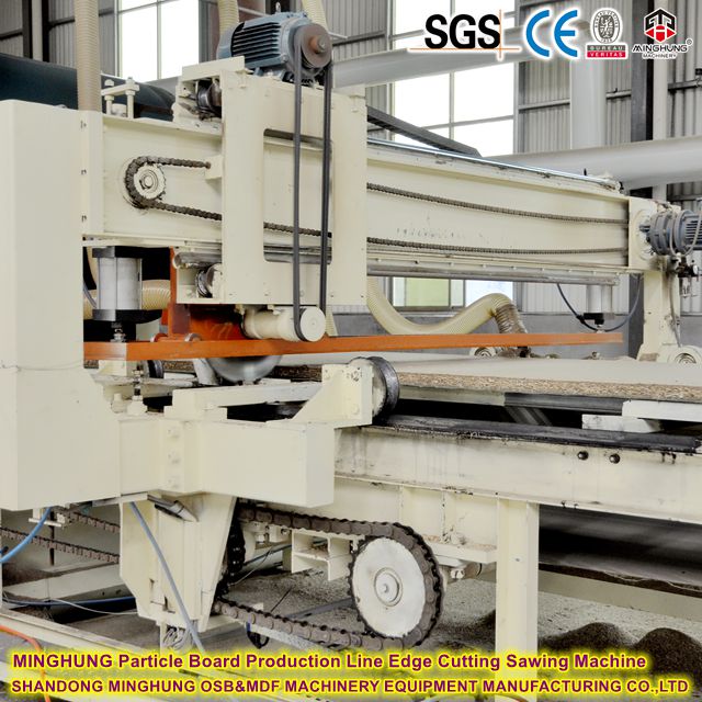 MINGHUNG Particle Board Production Line Edge Cutting Sawing Machine