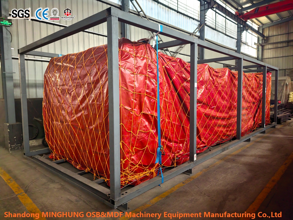 MINGHUNG Continuous flat press machine shipment (2)