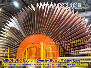 100% Recycled Fiber Medium Density Fiberboard (MDF) Production Line